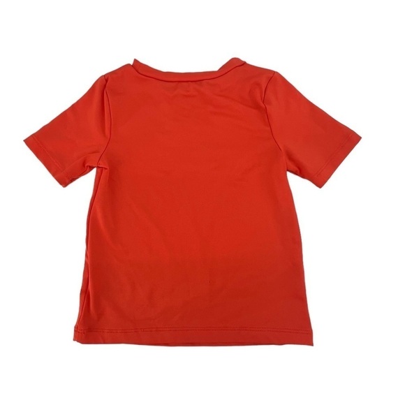 cat & jack Orange Short Sleeve Rashguard Swim Shirt Size 18 Months Kids - Picture 3 of 5